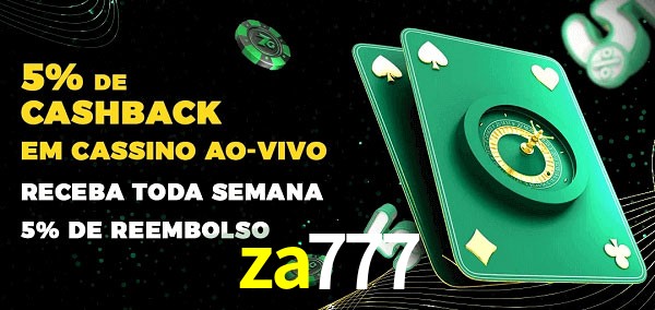 Promoções do cassino ao Vivo za777